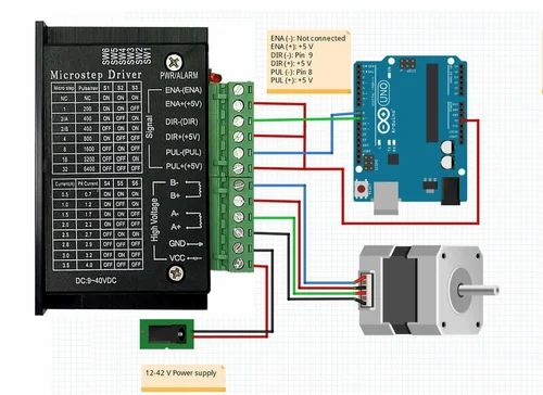 How to Control Stepper Motor with M415B Driver & Arduino - MEVIHUB